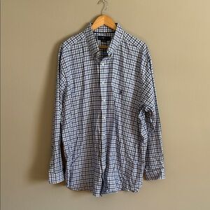 Ralph Lauren Navy and White Plaid Shirt Size 2XB